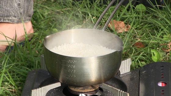 白米炊き